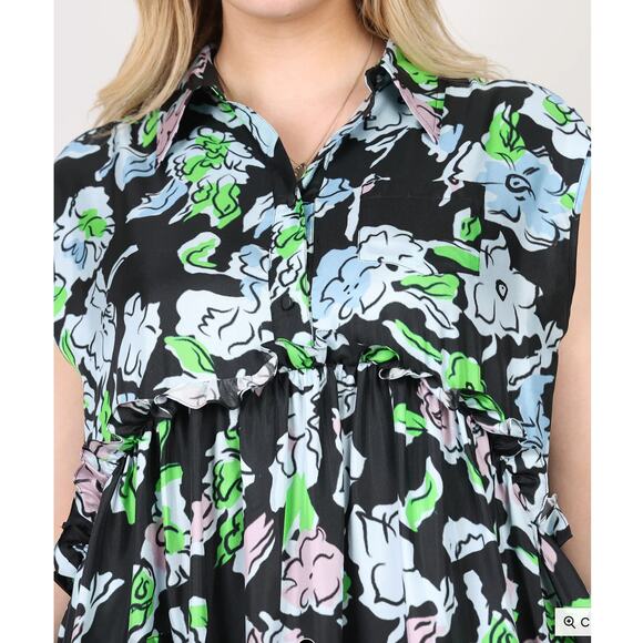 Brogger Ella Gown Silk Floral Maxi Dress Size XS - Picture 4 of 16